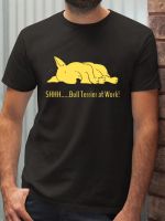 Bull Terrier At Work Printed T Shirt Funny Graphic Fashion New Short Sleeve O Neck Tee Summer Loose Cool Hombre Camisetas XS-6XL