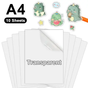 25 Sheets 8.3x11.6 Inch Inkjet Sticker Paper, Printable