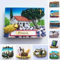 ▨✔☑ French Paris fridge magnets Martinique Provence Corsica Menton Bordeaux Alps Bretagne Tourist Souvenirs refrigerator stickers