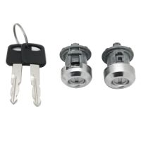 Door Lock Cylinder&amp;Key Set for 1997-2011 F250 1997-99 F350 Super Duty 1998-2016 7C3Z1521990A