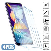 ⊕ 4pcs Tempered Glass For Samsung Galaxy A54 A34 A14 A53 S20 S21 FE A21S A31 A41 A73 A13 A02S A03 A04 A12 Screen Protector Glass