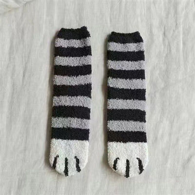 ถุงเท้ากันหนาวสำหรับแมวเหมียวถุงเท้าหนานุ่มสำหรับเด็กผู้หญิง