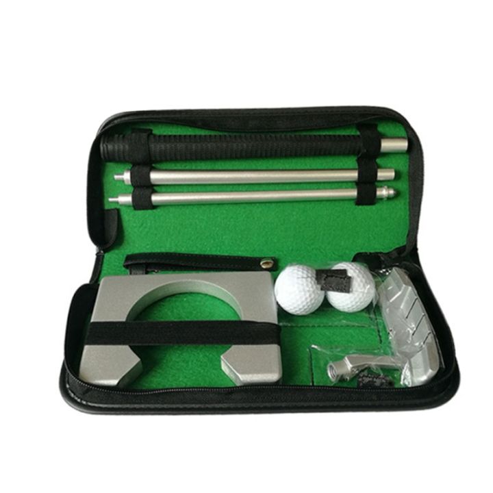 portable-golf-three-section-assembly-putter-putting-trainer-driver-balls-set-indoor-equipment-office-home-practice-ball