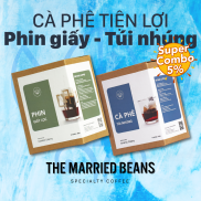 Combo cà phê tiện lợi Cà phê túi nhúng + Cà phê phin giấy The Married