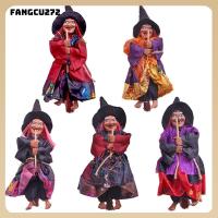 ตุ๊กตาของตกแต่งประดับ FANGCU272ประดับบาร์ในสวนตกแต่งการตกแต่ง DIY เทศกาลผีจี้แม่มดตุ๊กตาแขวนรูปสลักรูปแม่มด