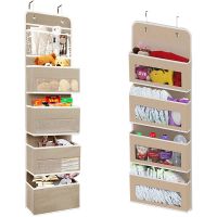 Wall Hanging Organizer Bag Non-Woven Fabric Door Wardrobe Hanging Storage Bag Living Room Bedroom Toy Cosmetic Kitchenware Box