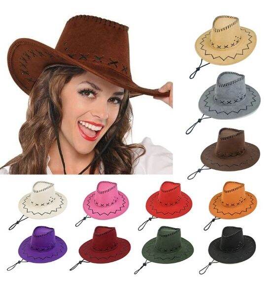 CC Fashion Adult Western Cowboy Hat Big Brim Hat | Lazada PH