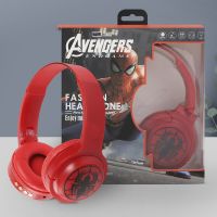 Disney Original Headphone 5.0 Stereo Headset Link Computer Spider Man Captain America Wireless Bluetooth Headset