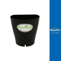 HomePro กระถางแขวนพลาสติก 13CM สีดำ แบรนด์ SPRING