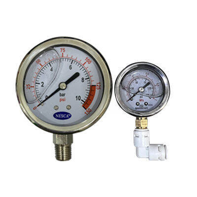 Water Filter Pressure Meter Gauge 0~150Psi | Lazada