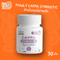 Pawly Cappa Synbiotic อาหารเสริม สำหรับแมว โปรไบโอติก (1 กระปุก) มี 30 แคปซูล