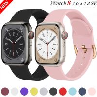 Tali silikon untuk jam tangan Apple tali silikon untuk jam tangan Apple 45mm 41mm 44mm 40mm 49mm 42mm 38mm gelang olahraga untuk iWatch seri Ultra 8 7 6 5 4 SE