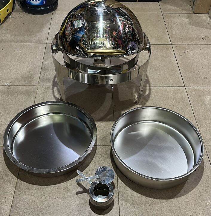 Subron Roll Top Chafing Dish Bulat Stainless 6,8 L | Lazada Indonesia