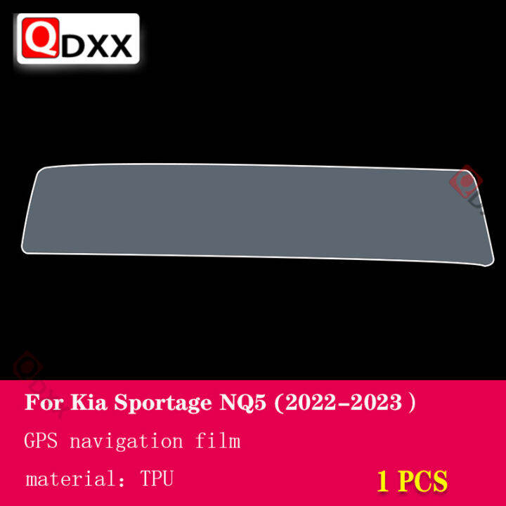 สำหรับ-kia-sportage-nq5-2022-2023รถนำทาง-gps-ฟิล์มป้องกันหน้าจอแอลซีดีฟิล์ม-tpu-ป้องกันหน้าจอป้องกันรอยขีดข่วนชิ้นส่วนฟิล์ม