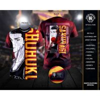 Classic Kanto Kustoms x Slamdunk Top Unisex "shohoku - Hanamichi Sakuragi" Customized T-shirts 2023 new popular