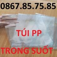 500G Túi Xốp PP Trong Suốt Không Họa Tiết, Túi Dai Dẻo Đẹp Không Màu