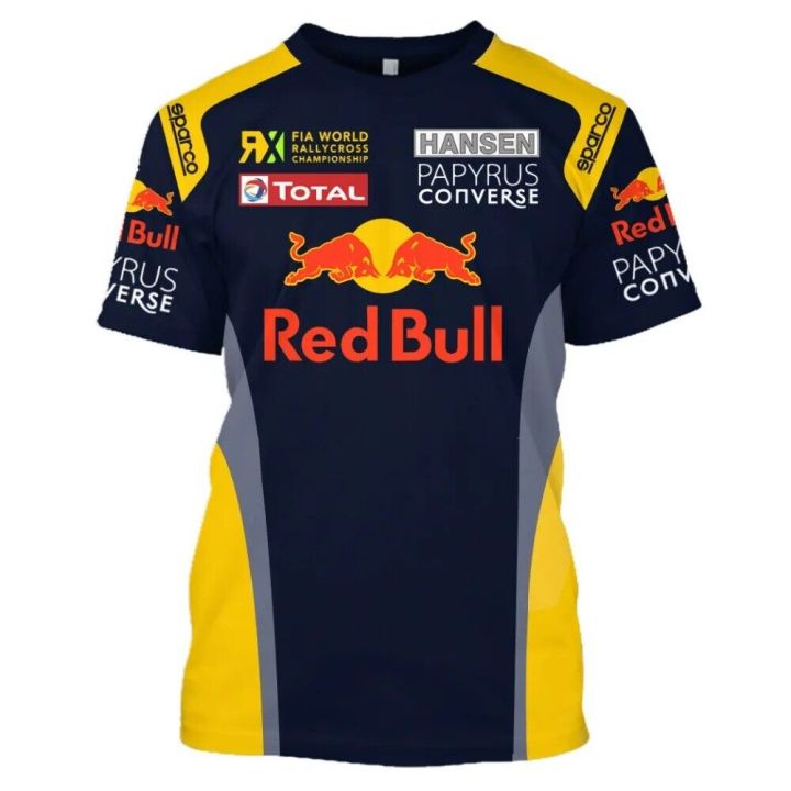 Red Bull Racing T-shirt 2023 Red Bull F1 Formula 1 Label Heuer Mobil 1 ...