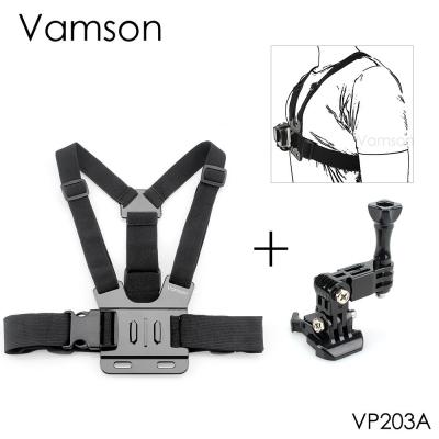 for GoPro Accessories Chest Body Harness Belt Strap Mount Adjustable For Gopro Hero 5 4 7 6  for SJCAM for Xiaomi VP203A