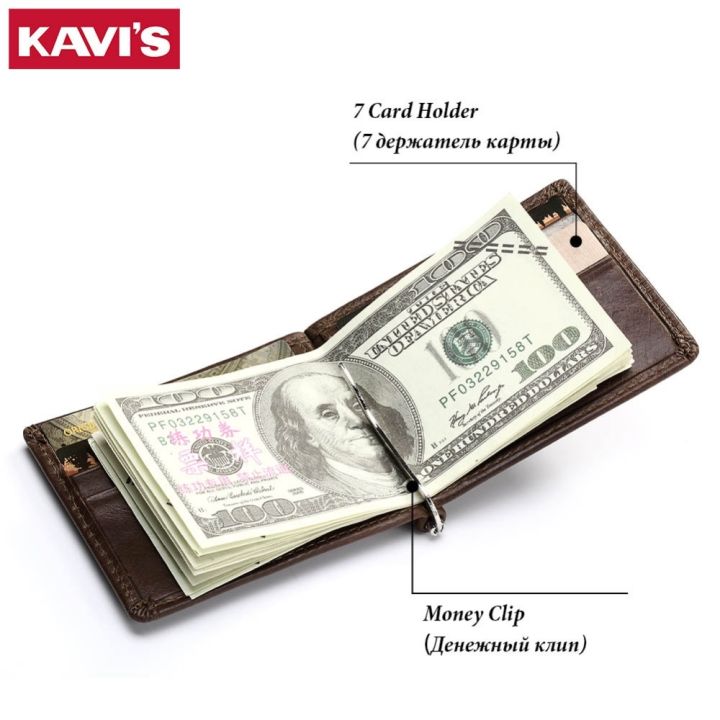 layor-wallet-kavis-กระเป๋าเงินผู้ชาย-กระเป๋าหนังสองพับแท้แบรนด์เพรียวบางคลิปผมเงินกระเป๋าสตางค์หนีบเงินผู้หญิง