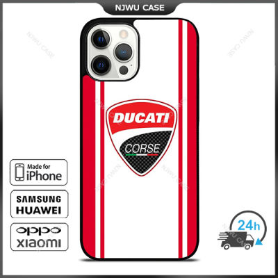 Ducati Corse Phone Case for iPhone 14 Pro Max / iPhone 13 Pro Max / iPhone 12 Pro Max / XS Max / Samsung Galaxy Note 10 Plus / S22 Ultra / S21 Plus Anti-fall Protective Case Cover