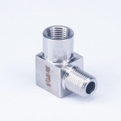 3500psi 1/8 NPT Female To Male Elbow Pipe Fitting 304 Stainless Steel Water Gas Oil 250 Bar