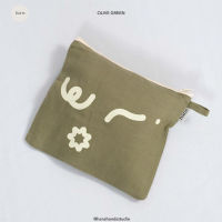 Hans Pouch Olive Green กระเป๋าเล็กเขียวมะกอก