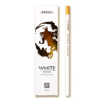 Marie's White Charcoal Pencil (Sold per piece)