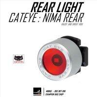 ไฟท้ายจักรยาน ดวงเล็ก CATEYE : NIMA SL-LD130R REAR LIGHT สีเงิน