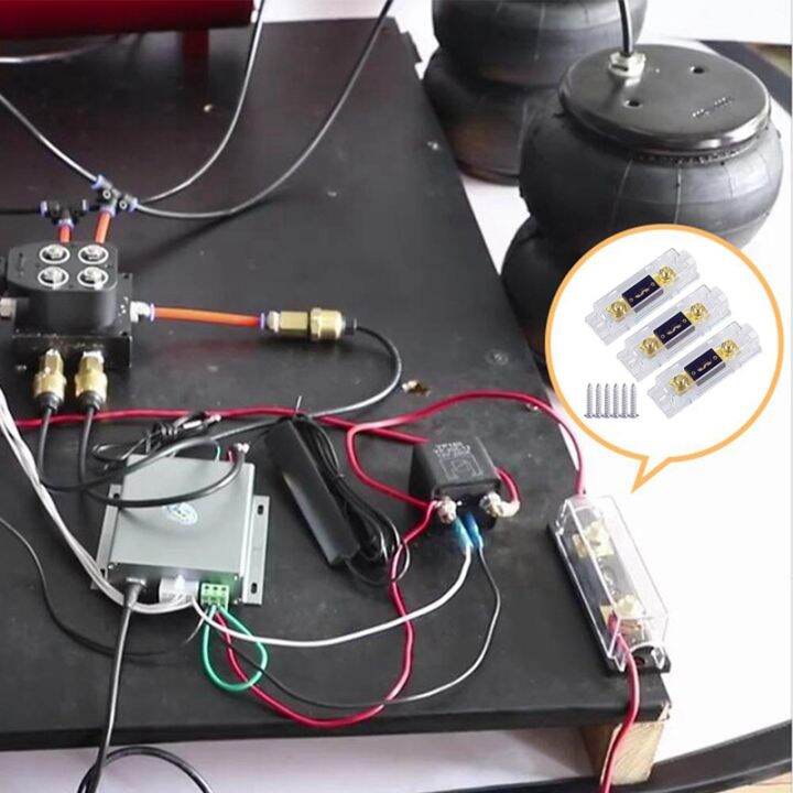 3Pcs Fuse Holder Bolton Fuse Car ANL Fuse Holders Fusible Link with Fuse 100A Fuses AMP Lazada PH