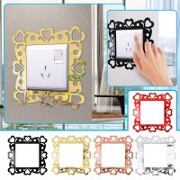 Switch Sticker Home Decor Wall Stickers Living Room European Style Socket Decals Art Crafts Sticker Home Wall Decoration Wall Stickers Decals