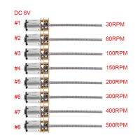 ลดเกียร์ขนาดเล็ก6V Dc 6V มี M3ยาว * 55สกรูเอ็มเอ็มเพลาส่งออกแบบเกลียว