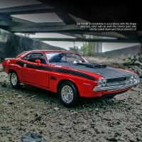 WELLY 1:24 Dodge Challenger Ta 1970กล้ามเนื้อรถล้อแม็กรถยนต์รุ่นจำลอง D Iecasts โลหะของเล่นยานพาหนะรถรุ่นเด็ก Gift888