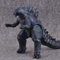 NECA Godzilla รุ่นมอนสเตอร์คิงภาพยนตร์ไดโนเสาร์ตุ๊กตาทำมือของเล่นแบบจี้กล่องของขวัญของเล่น