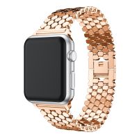 Stainless steel strap for Apple watch band 44mm 40mm 49mm 45 mm 41mm 38mm Metal Belt Link bracelet iWatch Series ultra 3 se 7 8 Straps