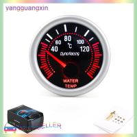 yangguangxin ขนาด52มม.สีขาว LED อุณหภูมิน้ำวัดอุณหภูมิด้วยเซ็นเซอร์ควันหน้า Tint