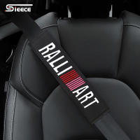 Sieece สำหรับ Ralliart ที่หุ้มเข็มขัดนิรภัย ปลอกหุ้มเข็มขัดนิรภัย ฝ้าย ปลอกเข็มขัดนิรภัย ปลอกหุ้มสายเข็มขัดนิรภัย หุ้มเข็มขัดนิรภัย ที่หุ้มเข็มขัดนิรภัยรถยนต์ สำหรับ Mitsubishi Mirage G4 Attrage Strada Triton Lancer Xpander Outlander Pajero Montero Sport