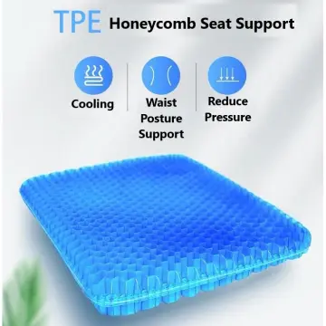 Cooling 3D Honeycomb Sitting Gel Cushions Non-Slip Soft Comfortable TPE Seat  Gel Cushion - China Cushion and Office Cushion price