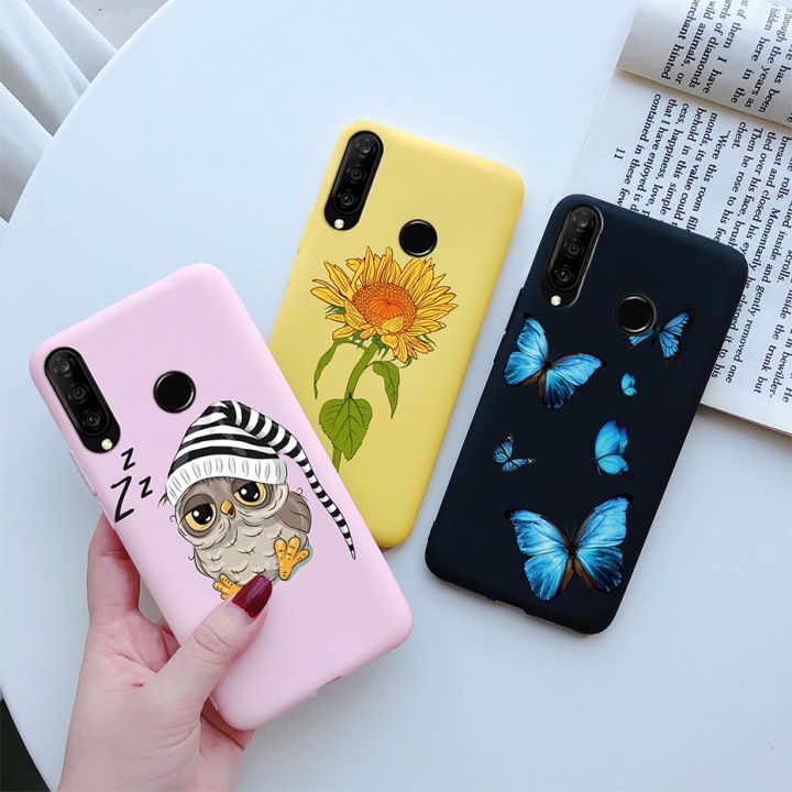 daisy-flower-case-for-huawei-p30-lite-pro-tpu-case-matte-soft-cover-for-huawei-p30-p-30-pro-lite-p30lite-p30pro-phone-cases-capa