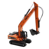 1 Metal HUINA 1522 1:50 Alloy Long Arm Excavator Static Model Car For Children Birthdays New year Gifts