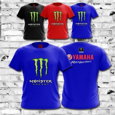 New FashionYamaha monster t-shirt, Yamaha t-shirt, high grade cotton, short-sleeved mens and womens clothes 2023