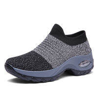 Air Cushion Women Shoes Fashion Socks Sneakers Platform Walking Shoe Fashion Knitted Leisure Lady Footwear Sport Running Shoes 7