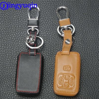 dfthrghd jingyuqin New Arrival 5 Buttons Remote Leather Car-Styling Key Cover Case For Toyota Alfa