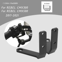 ● ที่ซึ่ง☼สำหรับ Honda Rebel 500 CMX 300 2017-2021มือจับมุมมองด้านหลังกระจกด้านข้างมองหลังสปอตไลท์ที่ยึดอุปกรณ์ตัวยึด