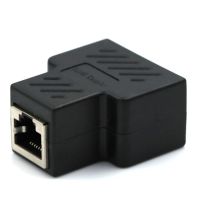 Rj45 S Plitter อะแดปเตอร์1-2 Dual Lan อีเธอร์เน็ตซ็อกเก็ตการเชื่อมต่อเครือข่าย S Plitter อะแดปเตอร์สำหรับ Pcb คณะกรรมการเชื่อมสีฟ้าสีดำสีแดง