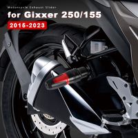 แผ่นเลื่อนท่อไอเสียอลูมิเนียมอุปกรณ์เสริม250รถจักรยานยนต์ Gixxer สำหรับ Suzuki Gixxer SF250 SF 250 155 2015-2023 2020ฝาครอบ2022 2021