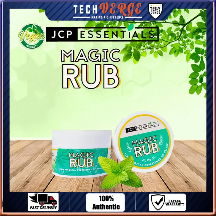 Magic Rub 9 in 1 Herbs for Headache, Body Pain, Toothache, Wound