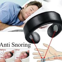 【cw】 Anti Snoring Device Ring Magnetic Therapy Acupressure Treatment Against Finger Ring Anti Snore Sleep Aid for Snoring 【hot】