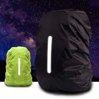 Reflective Waterproof Backpack Rain Cover Outdoor Sport Night Cycling Safety Light Raincover Case Bag Camping Hiking 25-75L Backpack Covers