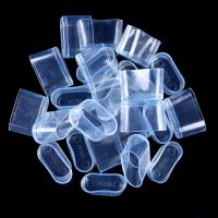 ✆▤♘ 24Pcs Chair Leg Tips Caps Transparent Rubber Furniture Foot Table Chair Leg End Caps Covers Tips Floor Protectors Leg Covers Cap