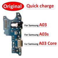 บอร์ดชาร์จเดิม PCB Flex สําหรับ Samsung A03S A037 A037F SM-A037F A03 Core ขั้วต่อพอร์ต USB แท่นชาร์จสายเฟล็กซ์